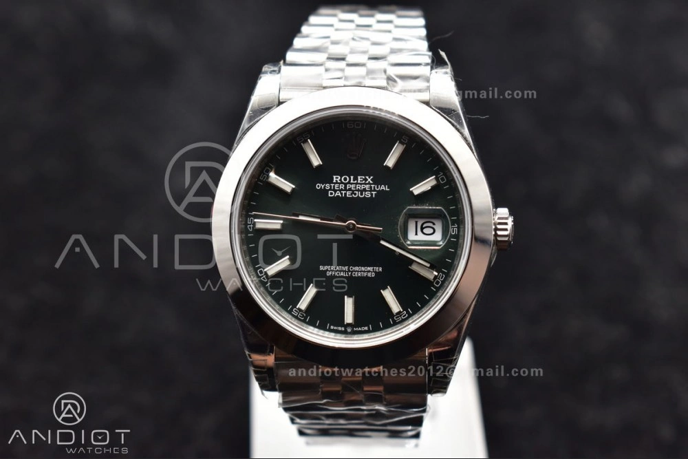 RelaxedFit DateJust 41 126300 904L SS VSF 1:1 Best Edition Green Dial On Jubilee Bracelet VS 587