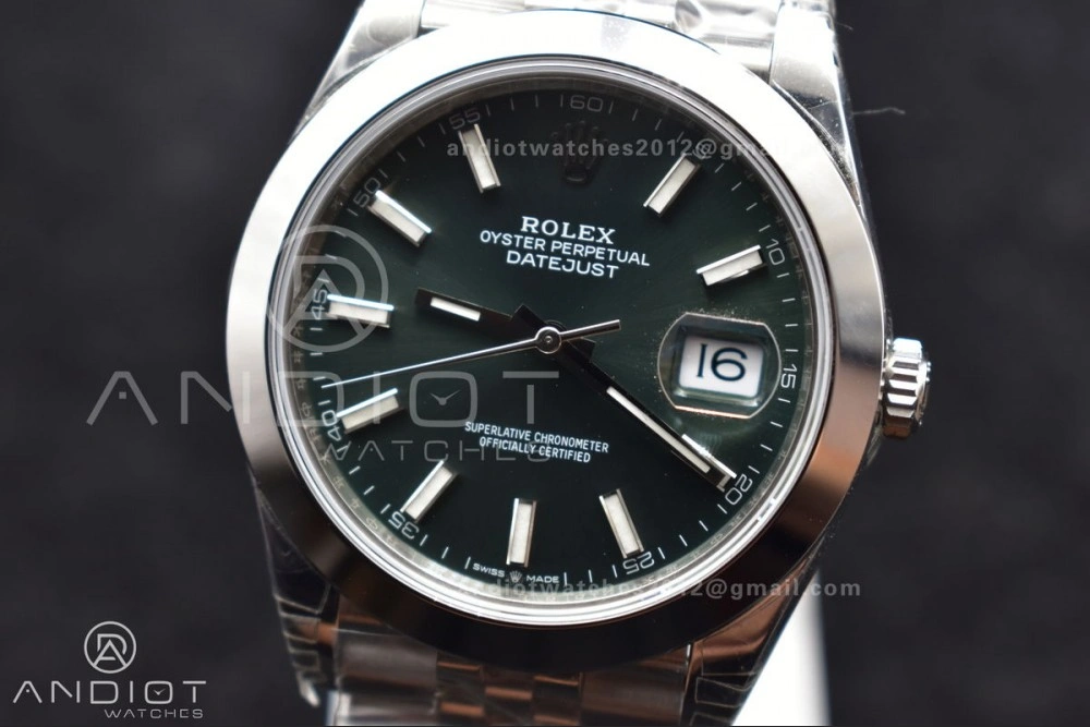 RelaxedFit DateJust 41 126300 904L SS VSF 1:1 Best Edition Green Dial On Jubilee Bracelet VS 587