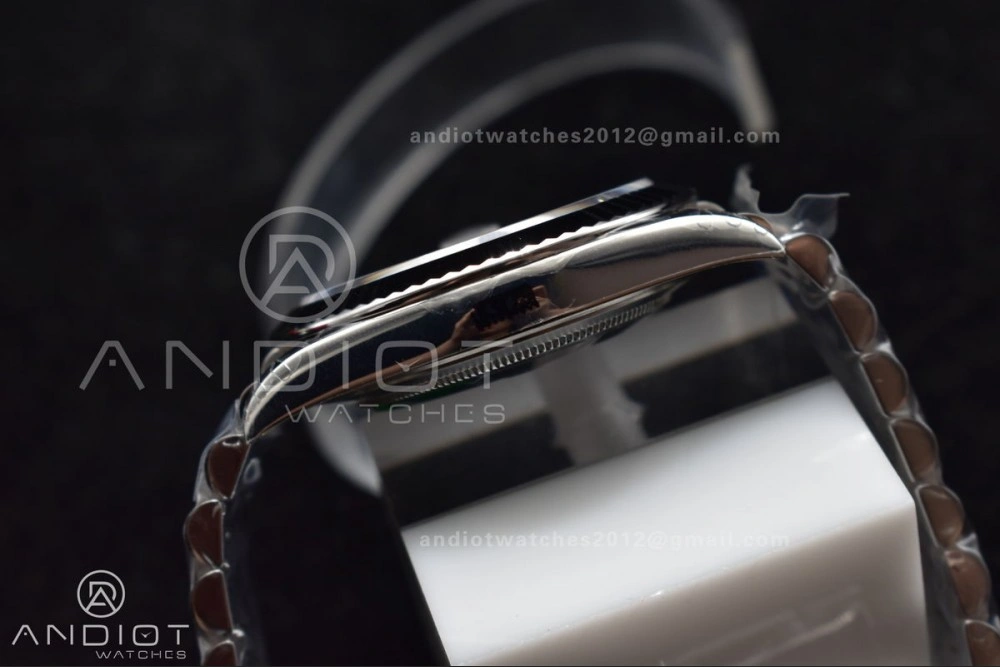 EasyCare DateJust 41 126330 904L SS VSF 1:1 Best Edition Gray Dial Green Roman on Jubilee Bracelet VS 585