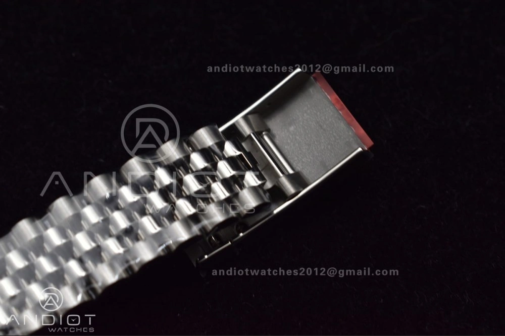 EasyCare DateJust 41 126330 904L SS VSF 1:1 Best Edition Gray Dial Green Roman on Jubilee Bracelet VS 585