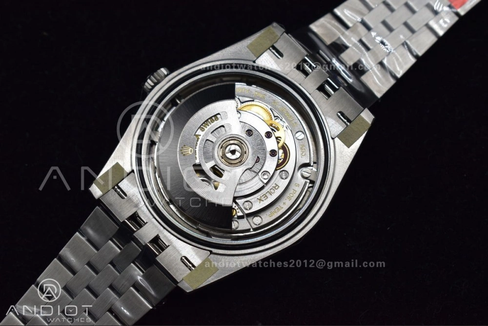 EasyCare DateJust 41 126330 904L SS VSF 1:1 Best Edition Gray Dial Green Roman on Jubilee Bracelet VS 585