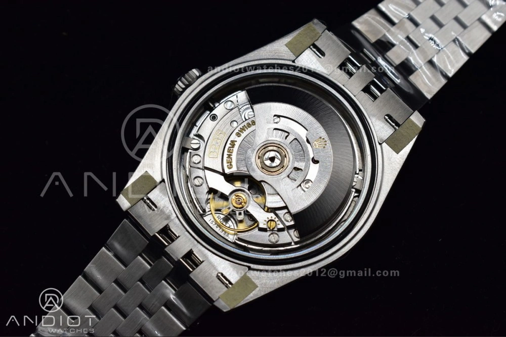 EasyCare DateJust 41 126330 904L SS VSF 1:1 Best Edition Gray Dial Green Roman on Jubilee Bracelet VS 585