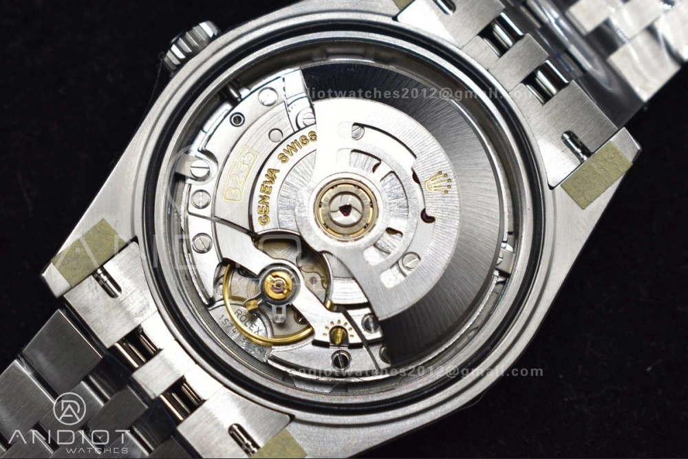 EasyCare DateJust 41 126330 904L SS VSF 1:1 Best Edition Gray Dial Green Roman on Jubilee Bracelet VS 585
