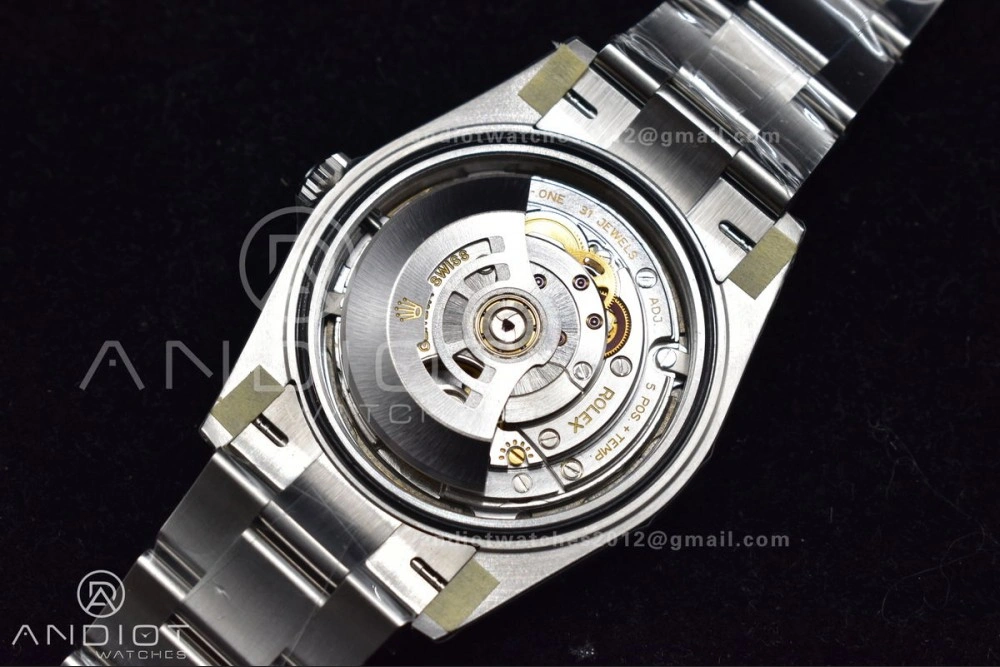 HighPerformance DateJust 41 126330 904L SS VSF 1:1 Best Edition Gray Dial Green Roman on Oyster Bracelet VS 590