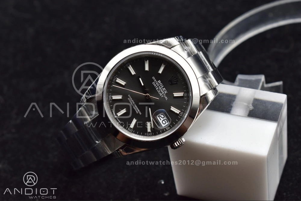 Effortless DateJust 41 126330 904L SS VSF 1:1 Best Edition Rhodium Grey Dial On Oyster Bracelet VS 597