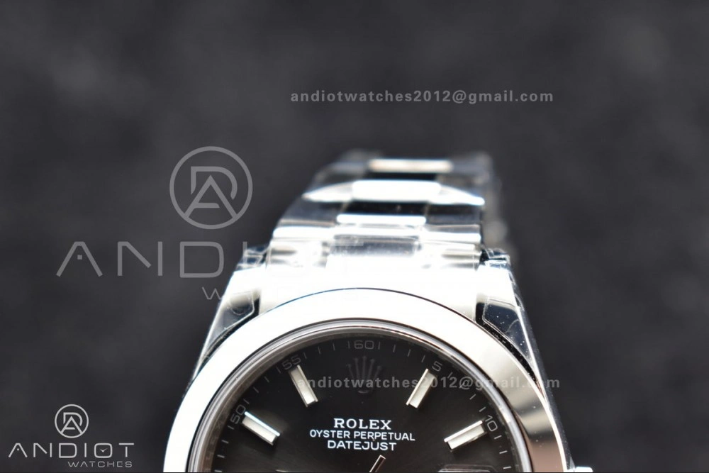Effortless DateJust 41 126330 904L SS VSF 1:1 Best Edition Rhodium Grey Dial On Oyster Bracelet VS 597