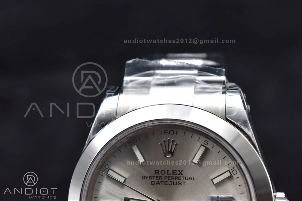 Snug DateJust 41 126330 904L SS VSF 1:1 Best Edition Silver Dial on Oyster Bracelet VS 593