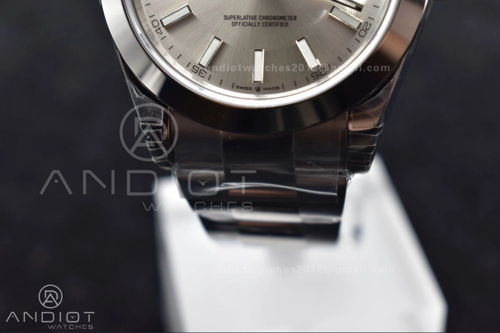 Snug DateJust 41 126330 904L SS VSF 1:1 Best Edition Silver Dial on Oyster Bracelet VS 593