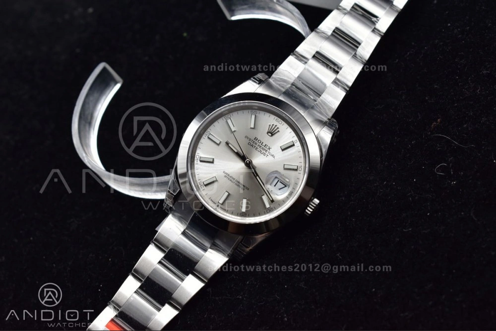 Snug DateJust 41 126330 904L SS VSF 1:1 Best Edition Silver Dial on Oyster Bracelet VS 593