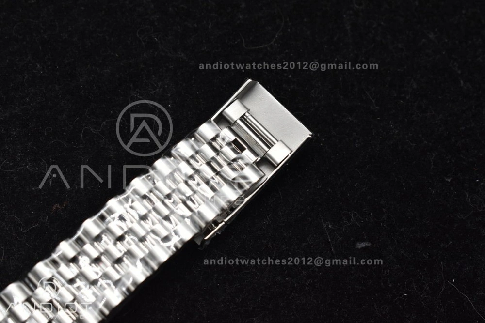 Breathable DateJust 41 126330 Wimbledon 904L SS ARF 1:1 Best Edition Gray Dial Green Roman On Jubilee Bracelet Vr 589
