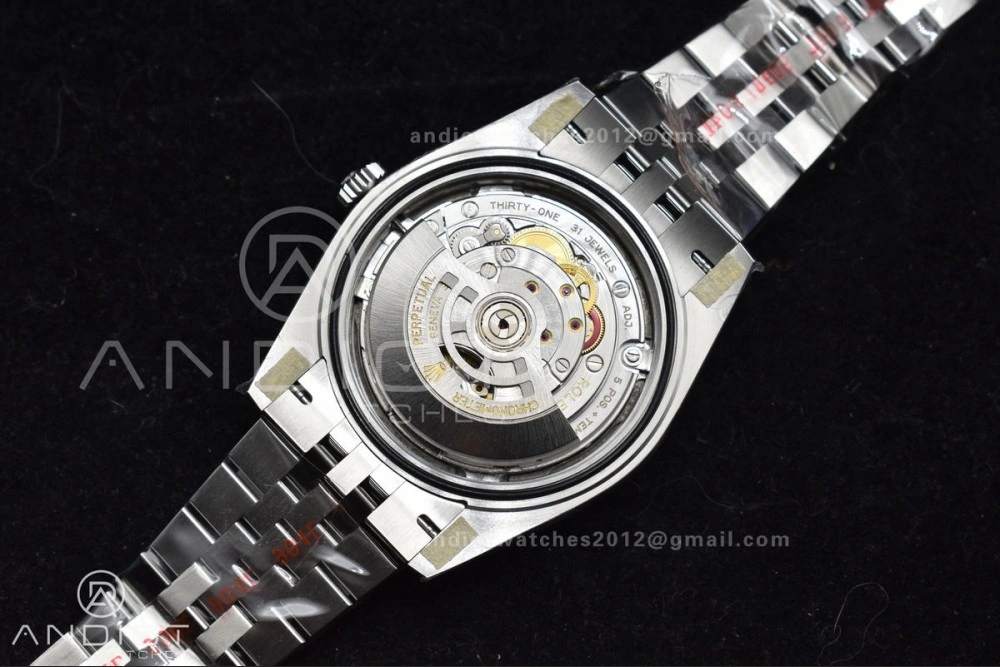 Breathable DateJust 41 126330 Wimbledon 904L SS ARF 1:1 Best Edition Gray Dial Green Roman On Jubilee Bracelet Vr 589