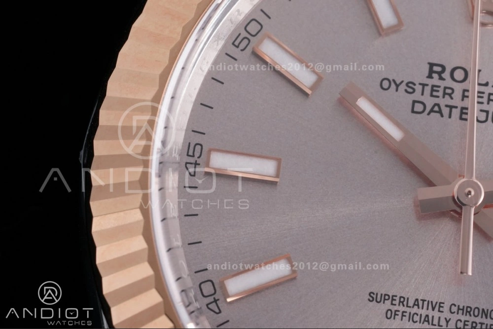 Practical DateJust 41 126331 Clean 1:1 Best Edition 904L Steel Champagne Dial on SS RG Jubilee Bracelet SH 595