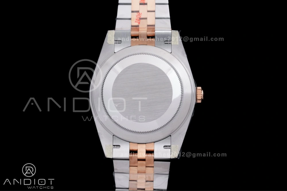 Practical DateJust 41 126331 Clean 1:1 Best Edition 904L Steel Champagne Dial on SS RG Jubilee Bracelet SH 595