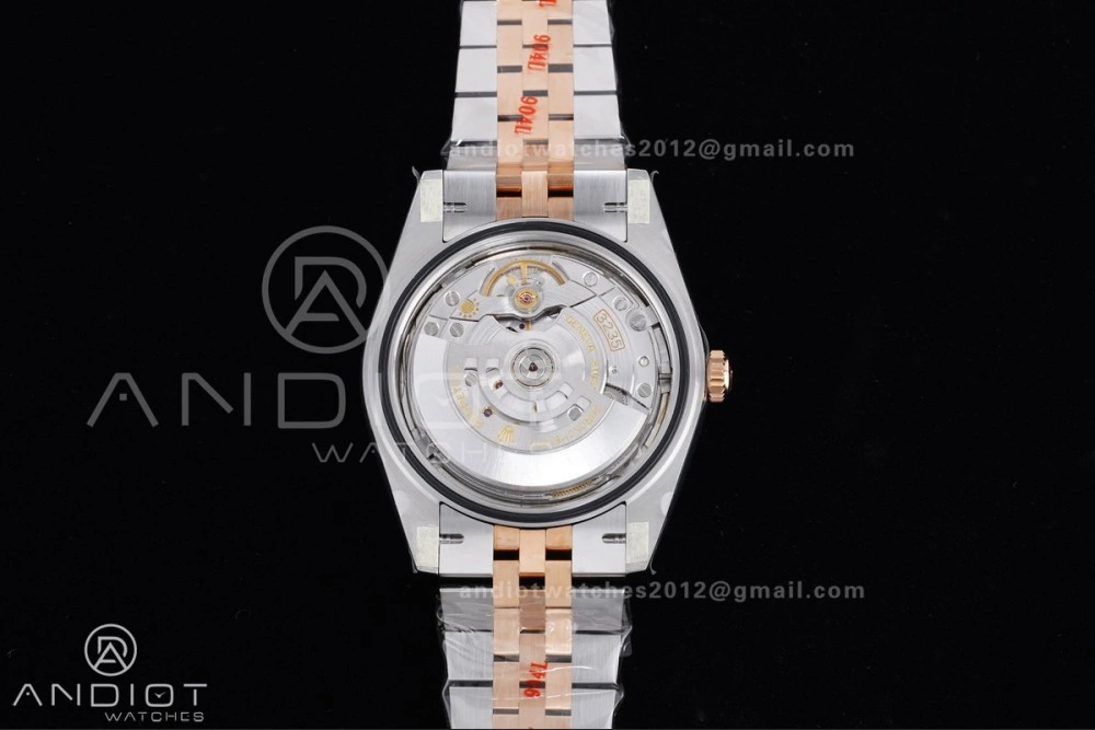 Premium DateJust 41 126331 Clean 1:1 Best Edition 904L Steel RG Diamonds Dial on SS RG Jubilee Bracelet SH 591
