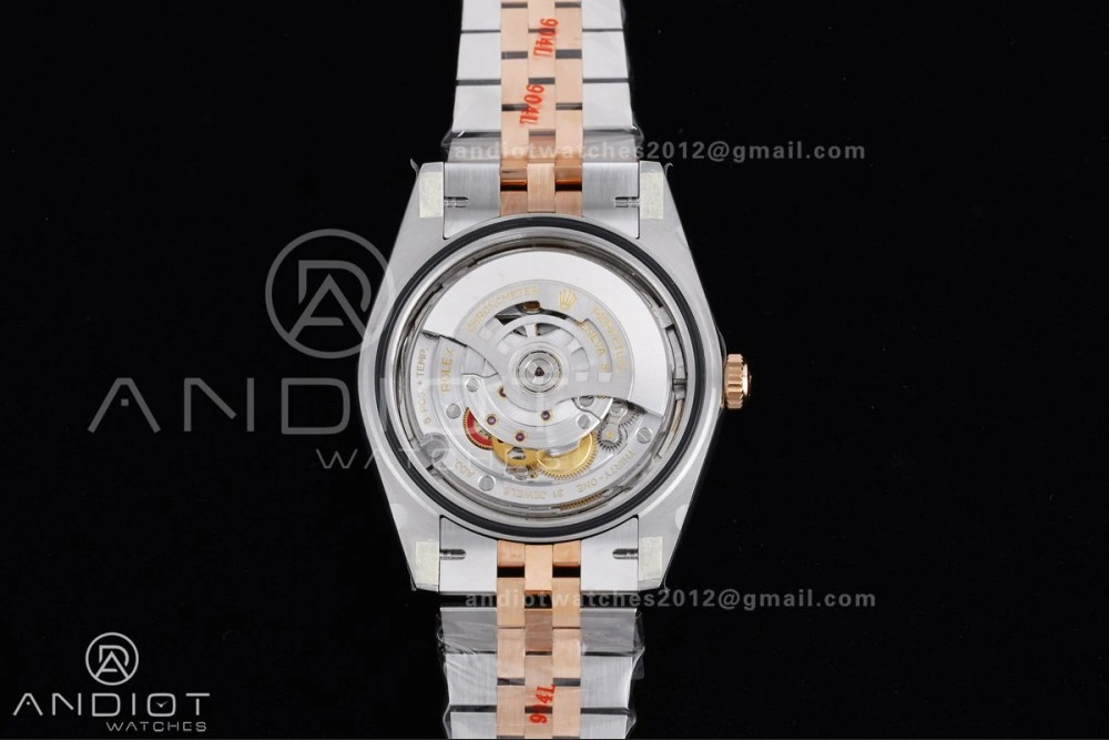 Premium DateJust 41 126331 Clean 1:1 Best Edition 904L Steel RG Diamonds Dial on SS RG Jubilee Bracelet SH 591