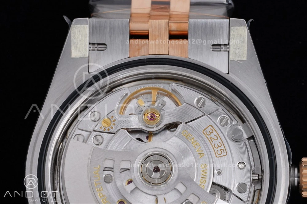 Premium DateJust 41 126331 Clean 1:1 Best Edition 904L Steel RG Diamonds Dial on SS RG Jubilee Bracelet SH 591
