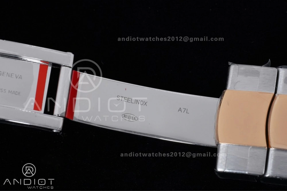Premium DateJust 41 126331 Clean 1:1 Best Edition 904L Steel RG Diamonds Dial on SS RG Jubilee Bracelet SH 591