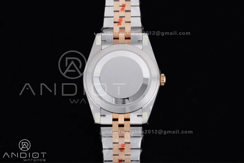 Premium DateJust 41 126331 Clean 1:1 Best Edition 904L Steel RG Diamonds Dial on SS RG Jubilee Bracelet SH 591