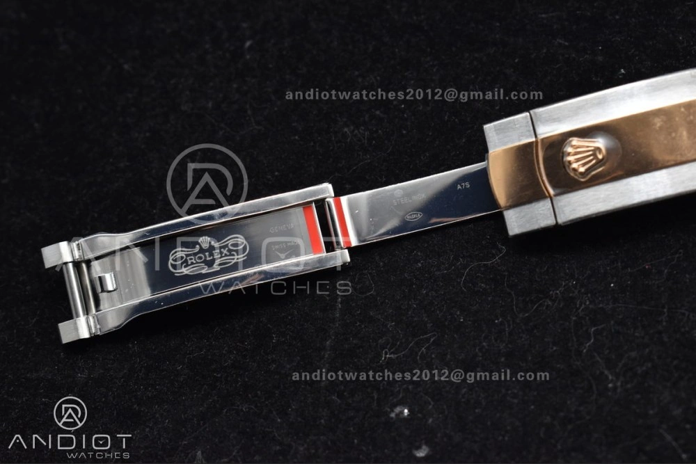 DateJust 41 126331 Clean 1:1 Best Edition 904L Steel RG Diamonds Dial on SS RG Jubilee Bracelet VR ComfortFit 601