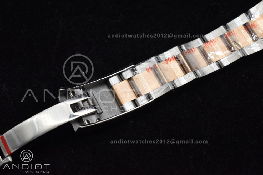 DateJust 41 126331 Clean 1:1 Best Edition 904L Steel RG Diamonds Dial on SS RG Jubilee Bracelet VR ComfortFit 601
