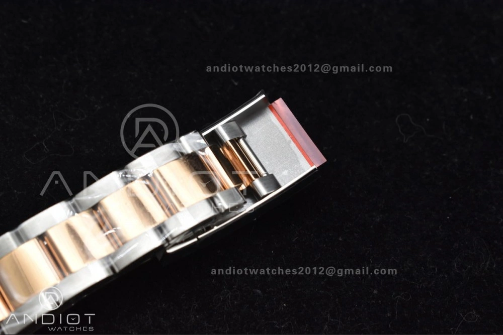DateJust 41 126331 Clean 1:1 Best Edition 904L Steel RG Diamonds Dial on SS RG Jubilee Bracelet VR ComfortFit 601