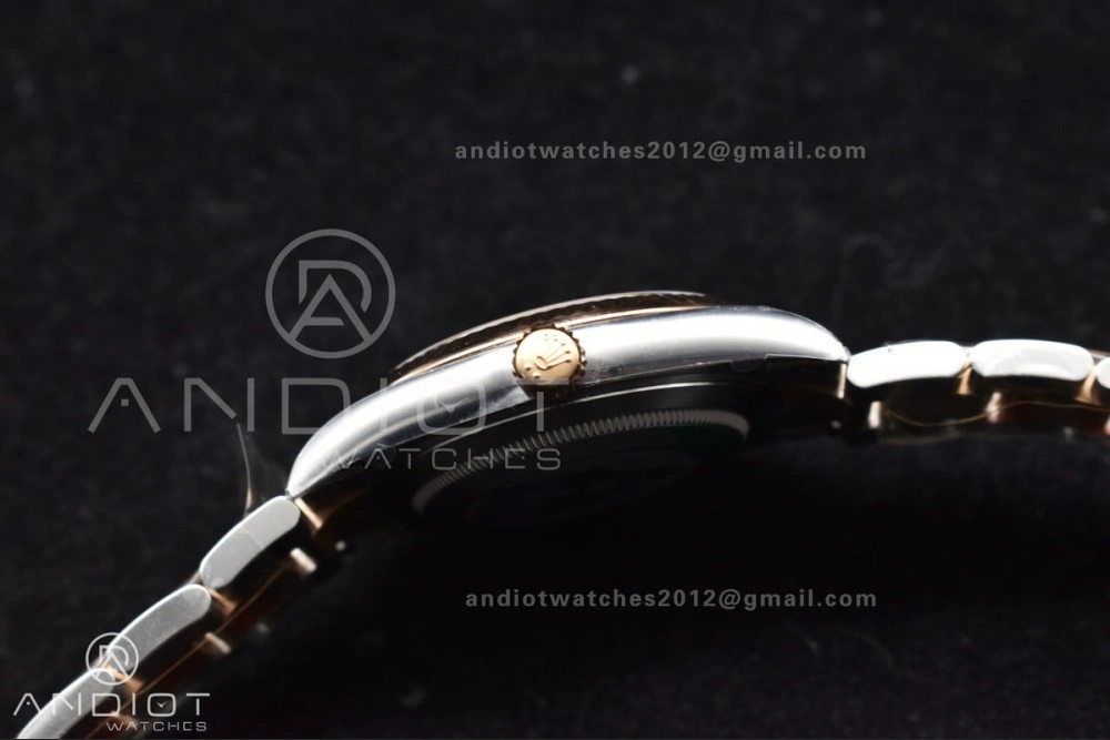 DateJust 41 126331 Clean 1:1 Best Edition 904L Steel RG Diamonds Dial on SS RG Jubilee Bracelet VR ComfortFit 601