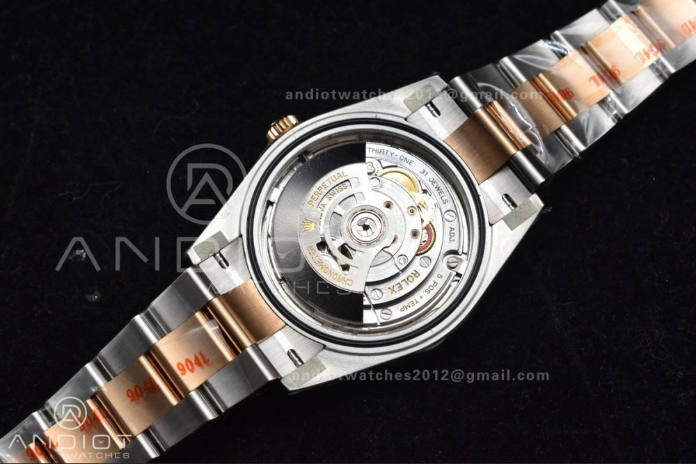 DateJust 41 126331 Clean 1:1 Best Edition 904L Steel RG Diamonds Dial on SS RG Jubilee Bracelet VR ComfortFit 601