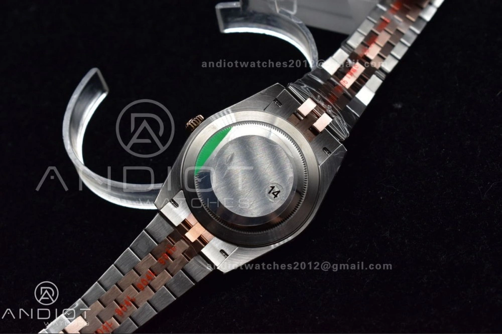 DateJust 41 126331 VSF 1:1 Best Edition 904L Steel Brown Dial on SS RG Jubilee Bracelet VS SmoothTexture 411