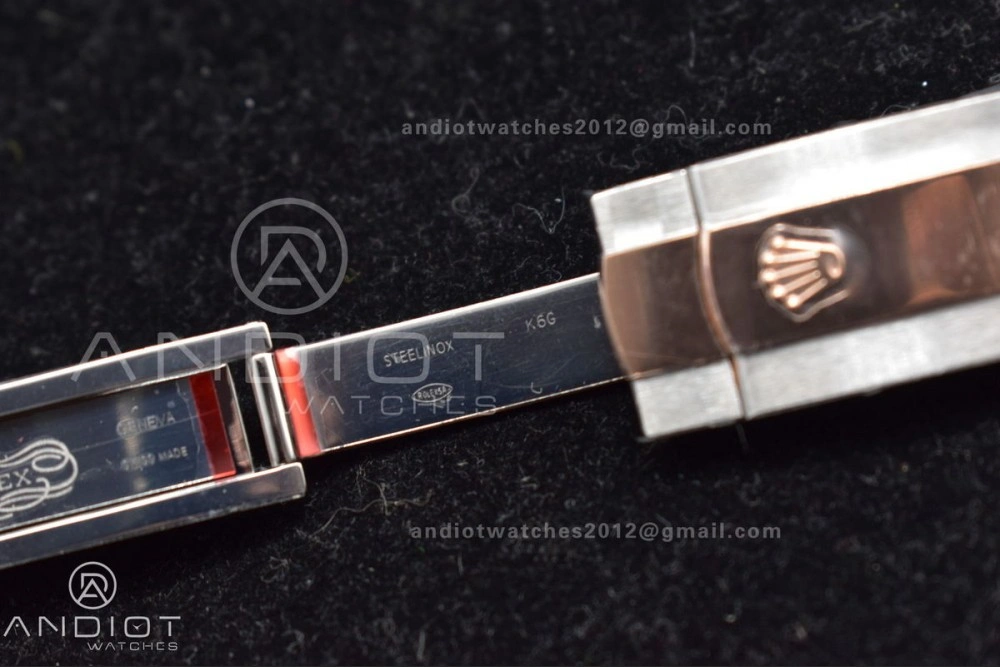 DateJust 41 126331 VSF 1:1 Best Edition 904L Steel Brown Dial on SS RG Jubilee Bracelet VS SmoothTexture 411