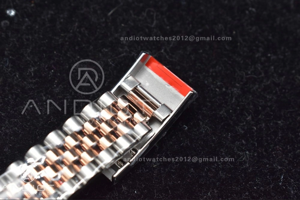 DateJust 41 126331 VSF 1:1 Best Edition 904L Steel Brown Dial on SS RG Jubilee Bracelet VS SmoothTexture 411