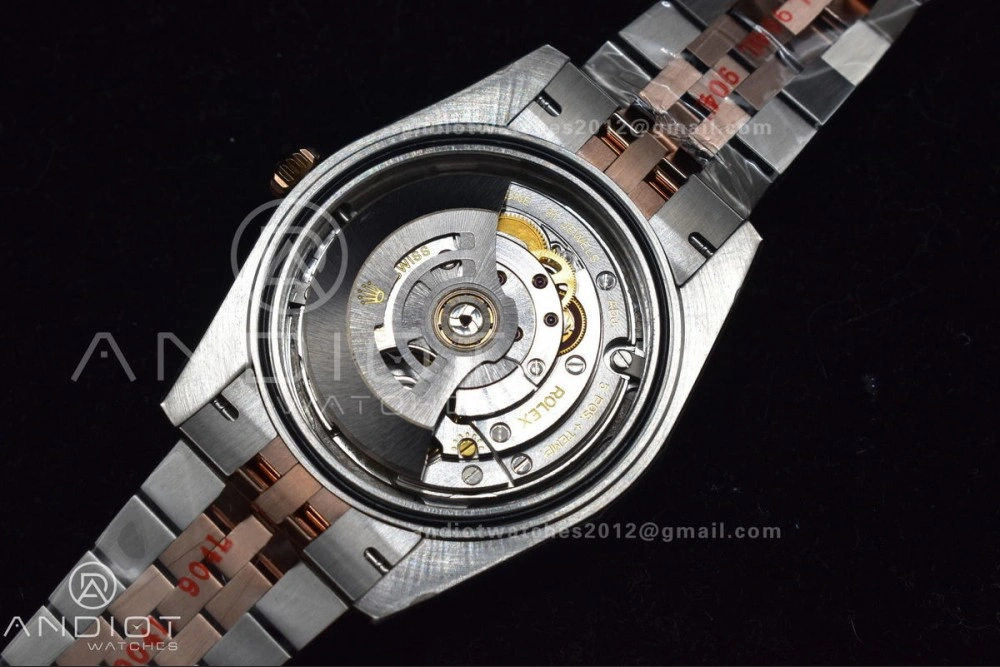 DateJust 41 126331 VSF 1:1 Best Edition 904L Steel Brown Dial on SS RG Jubilee Bracelet VS SmoothTexture 411