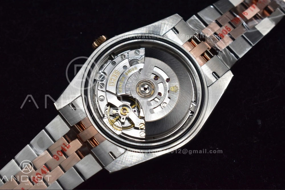 DateJust 41 126331 VSF 1:1 Best Edition 904L Steel Brown Dial on SS RG Jubilee Bracelet VS SmoothTexture 411