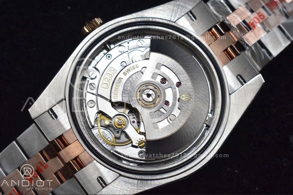 DateJust 41 126331 VSF 1:1 Best Edition 904L Steel Brown Dial on SS RG Jubilee Bracelet VS SmoothTexture 411