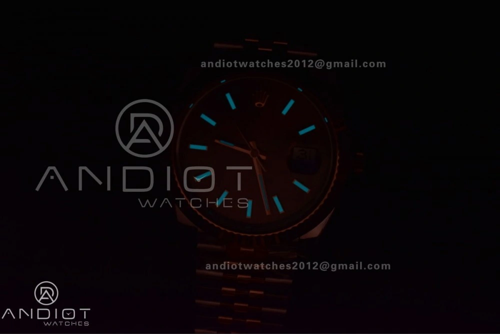 DateJust 41 126331 VSF 1:1 Best Edition 904L Steel Brown Dial on SS RG Jubilee Bracelet VS SmoothTexture 411