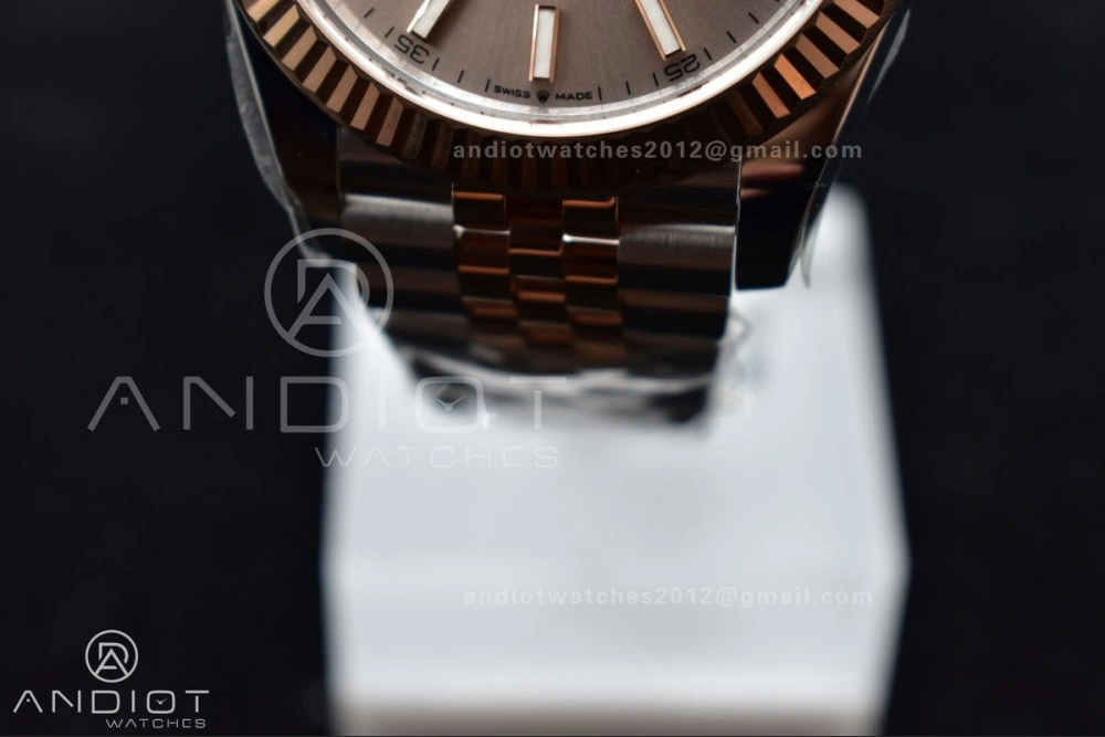 TimelessDesign DateJust 41 126331 VSF 1:1 Best Edition 904L Steel Rose Gold Dial On SS RG Jubilee Bracelet VS 397