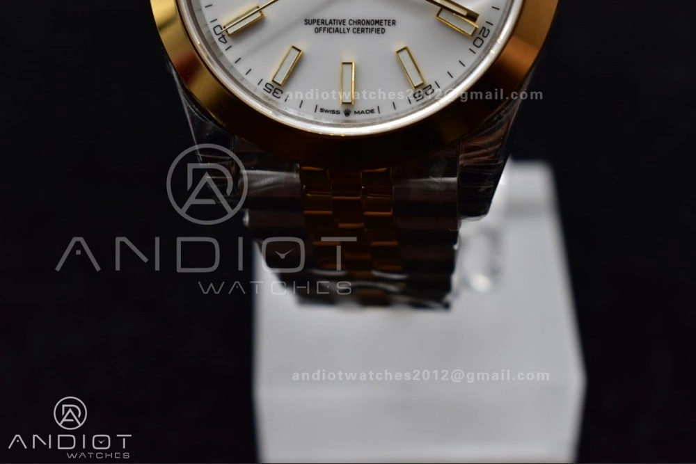 DateJust 41 126331 VSF 1:1 Best Edition 904L Steel Yellow Gold Dial On SS YG Jubilee Bracelet VS Popular 404