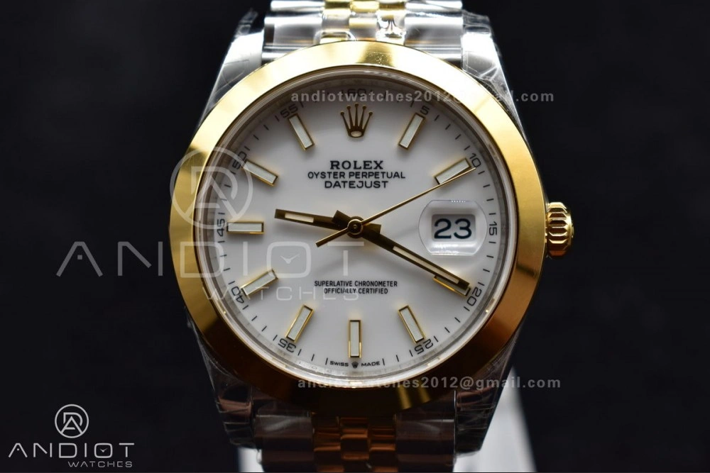 DateJust 41 126331 VSF 1:1 Best Edition 904L Steel Yellow Gold Dial On SS YG Jubilee Bracelet VS Popular 404