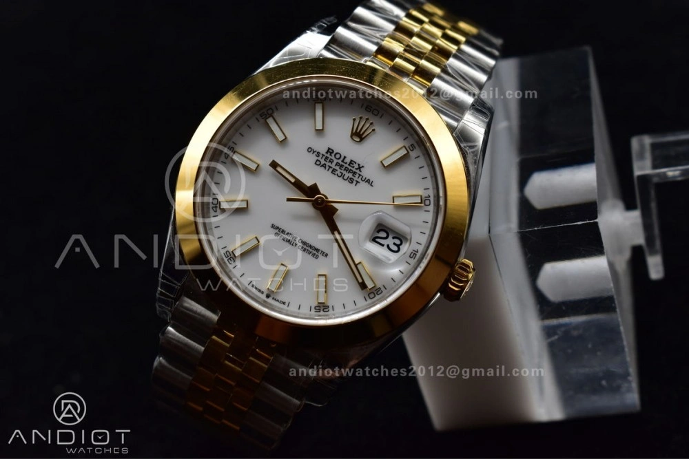 DateJust 41 126331 VSF 1:1 Best Edition 904L Steel Yellow Gold Dial On SS YG Jubilee Bracelet VS Popular 404