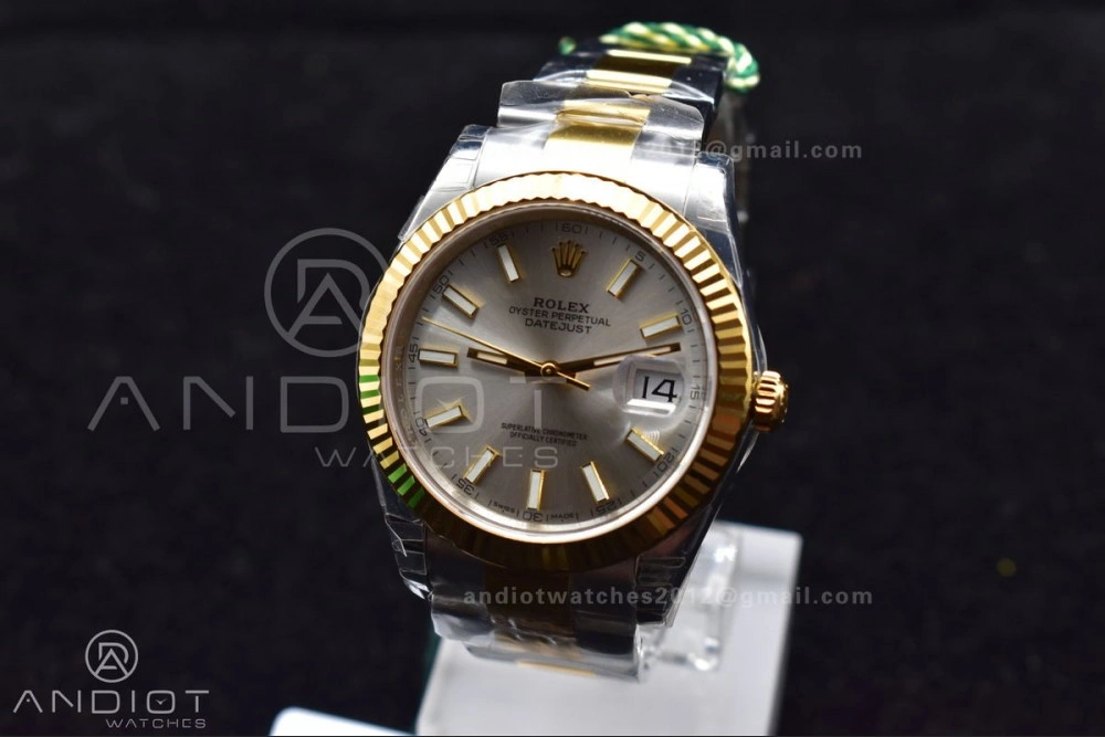 GoAnywhere DateJust 41 126333 904L SS YG VSF 1:1 Best Edition Silver Dial on Oyster Bracelet VS 596