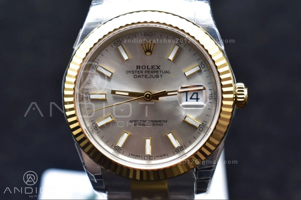GoAnywhere DateJust 41 126333 904L SS YG VSF 1:1 Best Edition Silver Dial on Oyster Bracelet VS 596