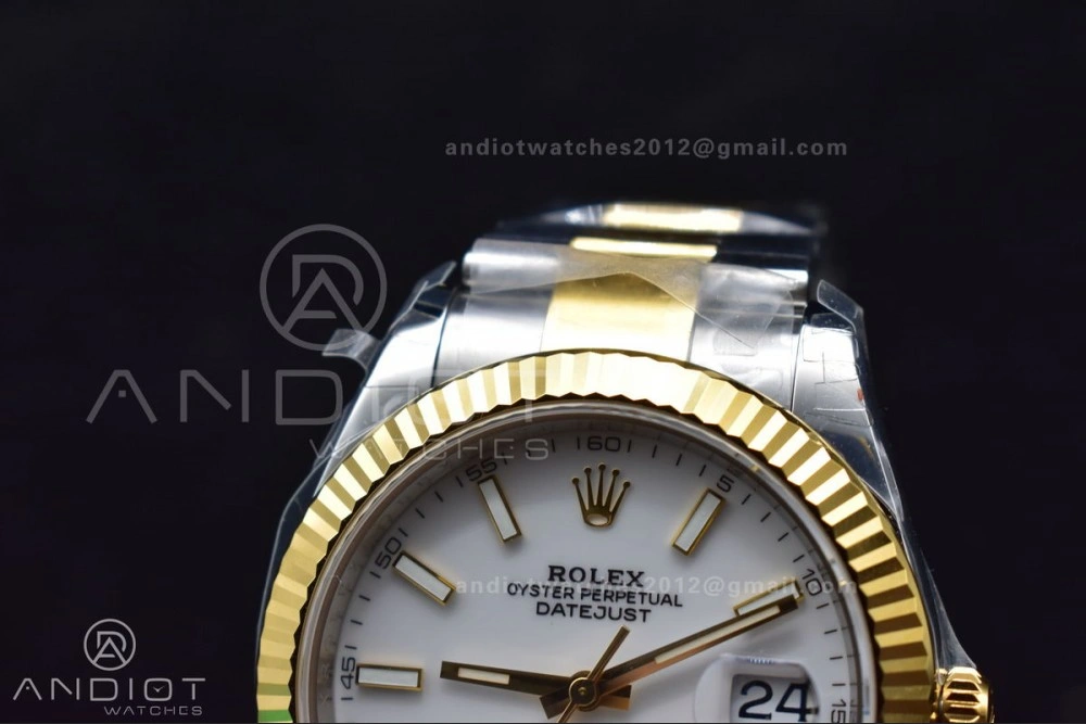 ModernLook DateJust 41 126333 904L SS YG VSF 1:1 Best Edition White Dial on Oyster Bracelet VS 599
