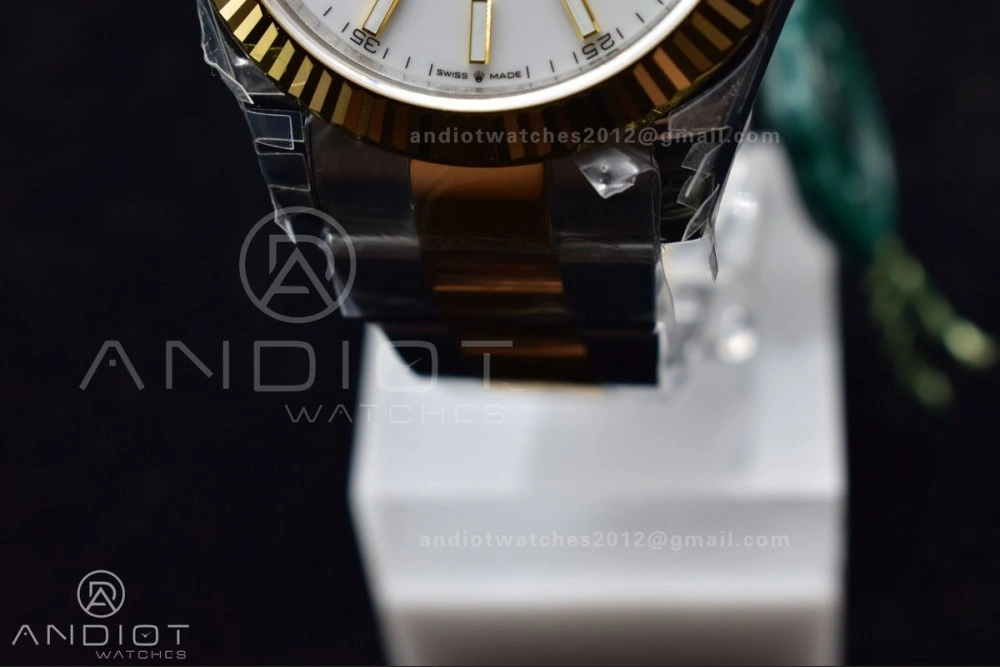ModernLook DateJust 41 126333 904L SS YG VSF 1:1 Best Edition White Dial on Oyster Bracelet VS 599