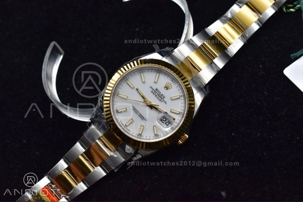 ModernLook DateJust 41 126333 904L SS YG VSF 1:1 Best Edition White Dial on Oyster Bracelet VS 599