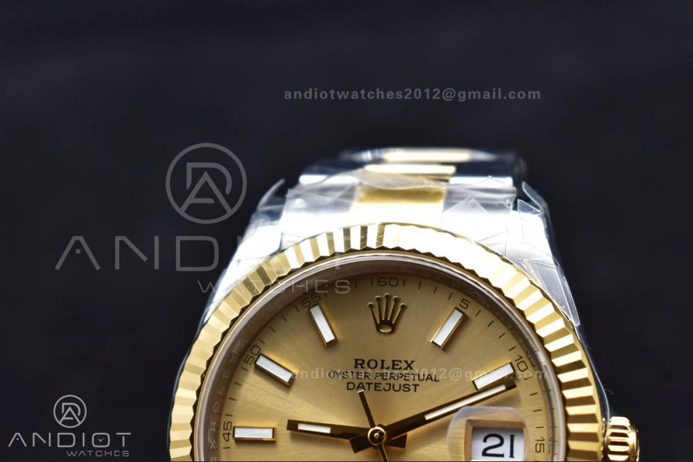 DateJust 41 126333 904L SS YG VSF 1:1 Best Edition YG Dial on Oyster Bracelet VS AllSeason 600