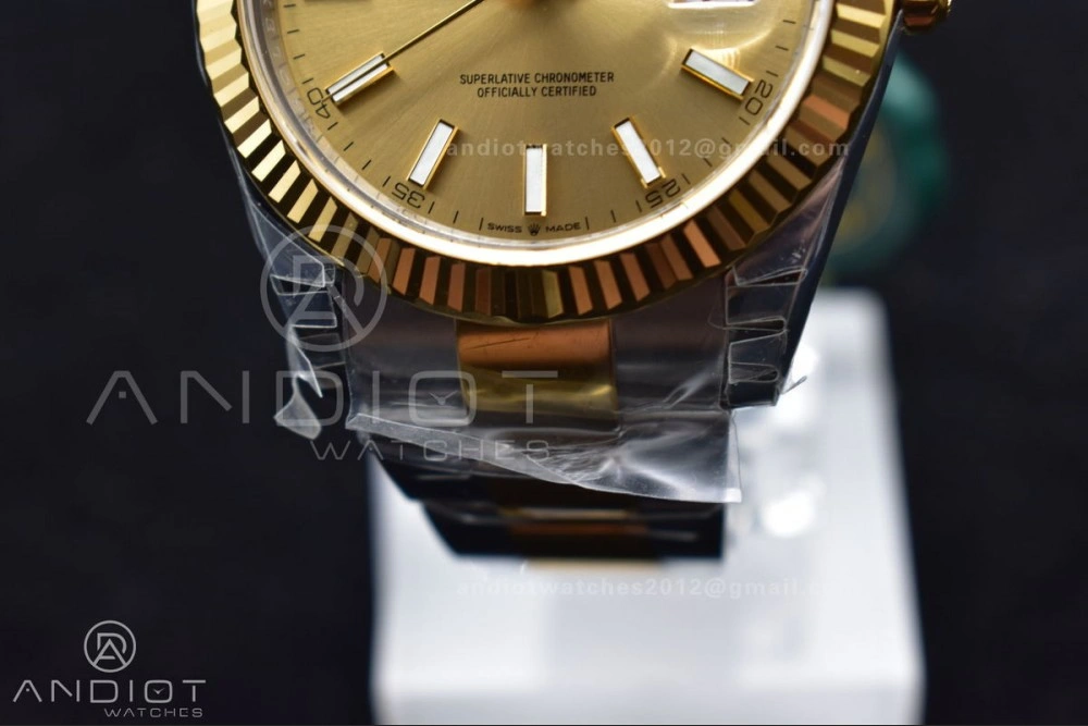 DateJust 41 126333 904L SS YG VSF 1:1 Best Edition YG Dial on Oyster Bracelet VS AllSeason 600
