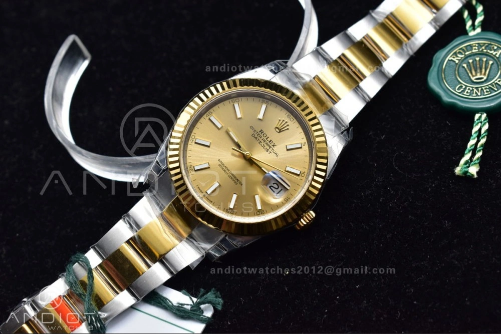 DateJust 41 126333 904L SS YG VSF 1:1 Best Edition YG Dial on Oyster Bracelet VS AllSeason 600