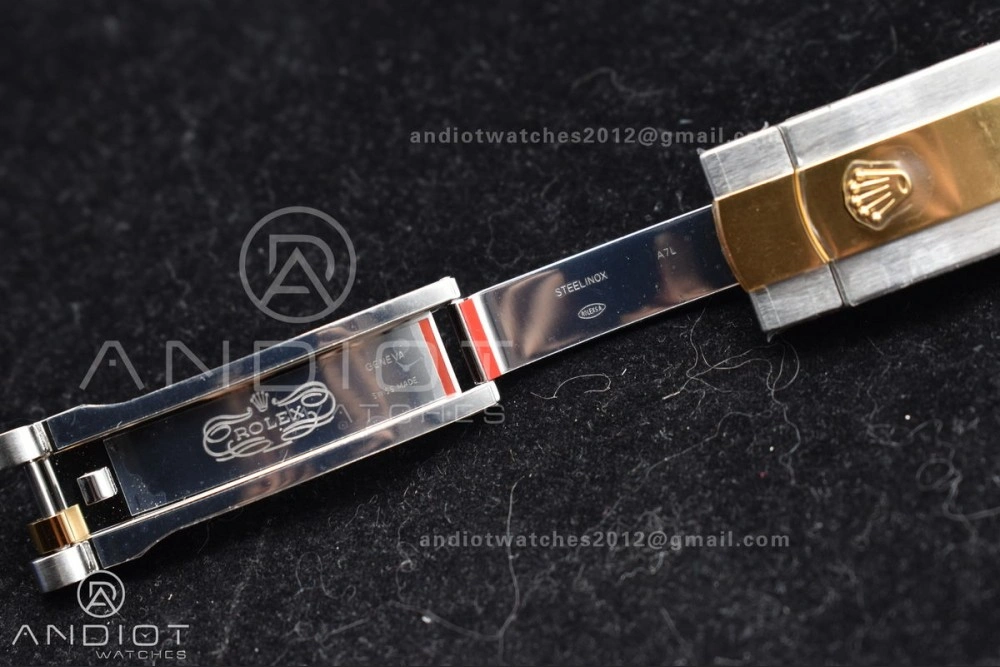 DateJust 41 126333 Clean 1:1 Best Edition 904L Steel Black Stick Dial on SS YG Jubilee Bracelet VR MoistureWicking 602