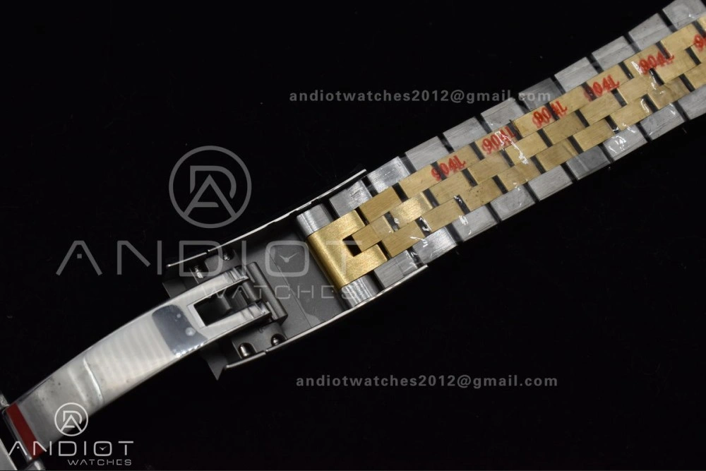 DateJust 41 126333 Clean 1:1 Best Edition 904L Steel Black Stick Dial on SS YG Jubilee Bracelet VR MoistureWicking 602