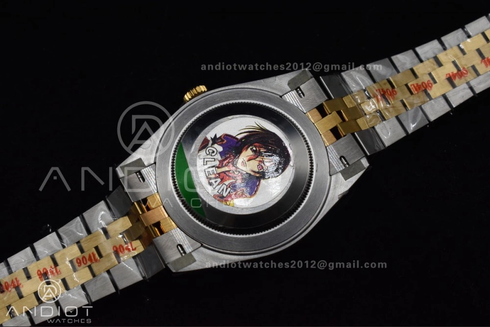 DateJust 41 126333 Clean 1:1 Best Edition 904L Steel Black Stick Dial on SS YG Jubilee Bracelet VR MoistureWicking 602