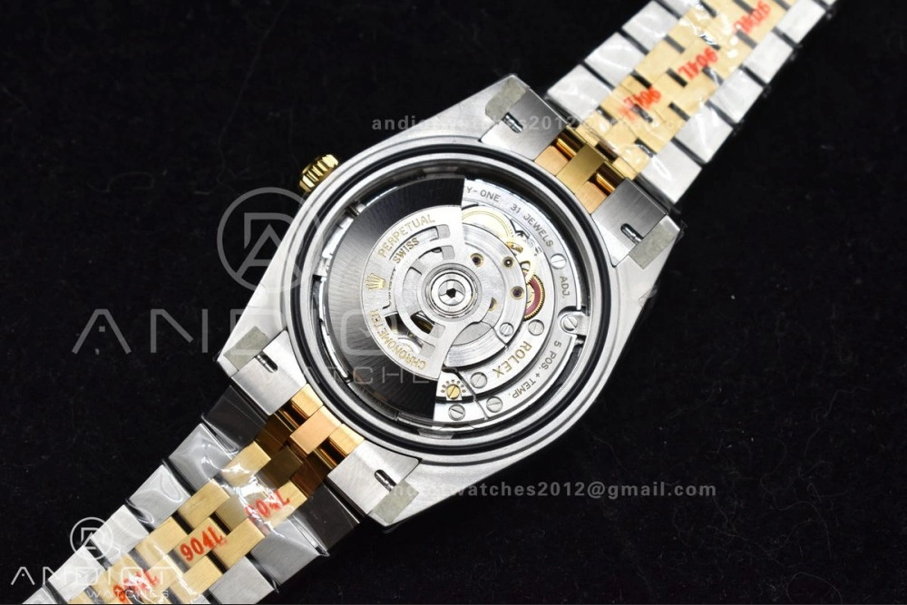 DateJust 41 126333 Clean 1:1 Best Edition 904L Steel Black Stick Dial on SS YG Jubilee Bracelet VR MoistureWicking 602